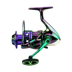 Professional Ultra Light 2000~7000 5.5:1 Gear Ratio 22LB Max Drag All-Metal Rocker Spinning Fishing Reel For Freshwater Saltw