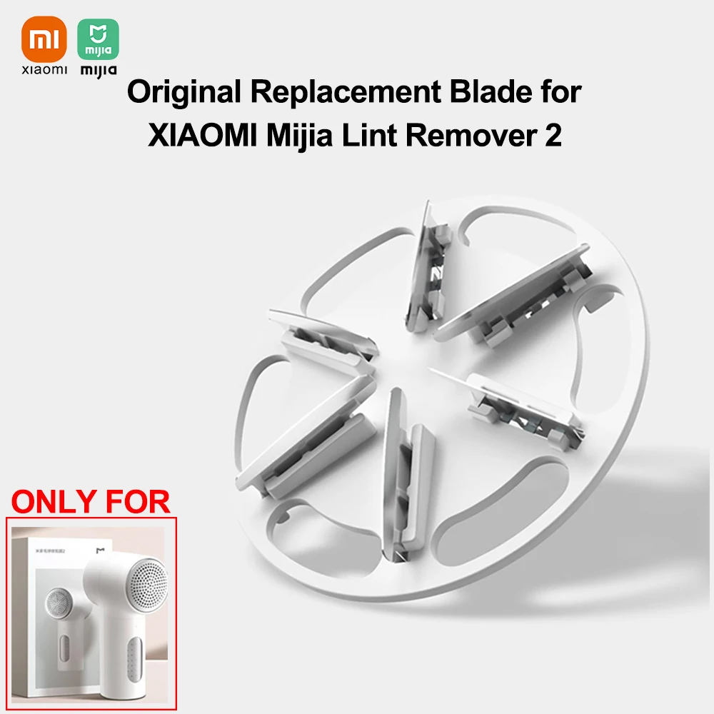 Original Replacement Blade for XIAOMI Mijia Lint Remover 2 ONLY, Steel 6 Blades Cutter Head For Easy Fabric Shaving