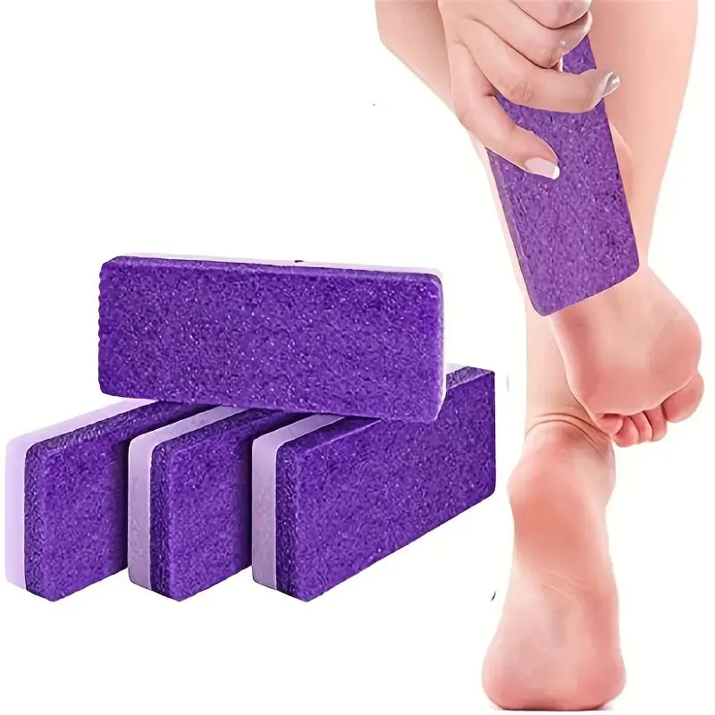 2pcs Foot Care Pumice Stone for Feet Double Sided Foot Pumice Stone Dead Skin Scrubber for Feet Hands and Body Dead Skin Remover