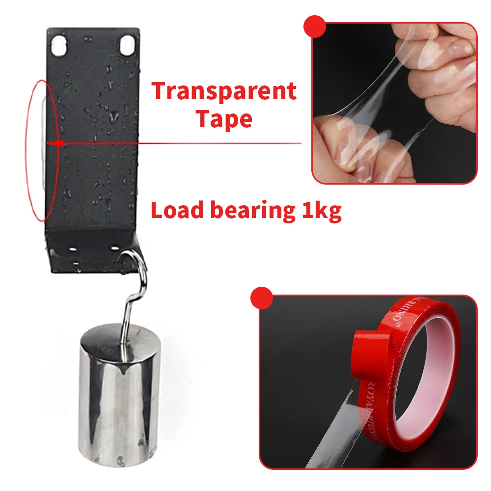 Immagine 5: Forte nastro biadesivo trasparente speciale per auto Adesivo adesivo in schiuma acrilica resistente per accessori domestici spoiler posteriore automatico
