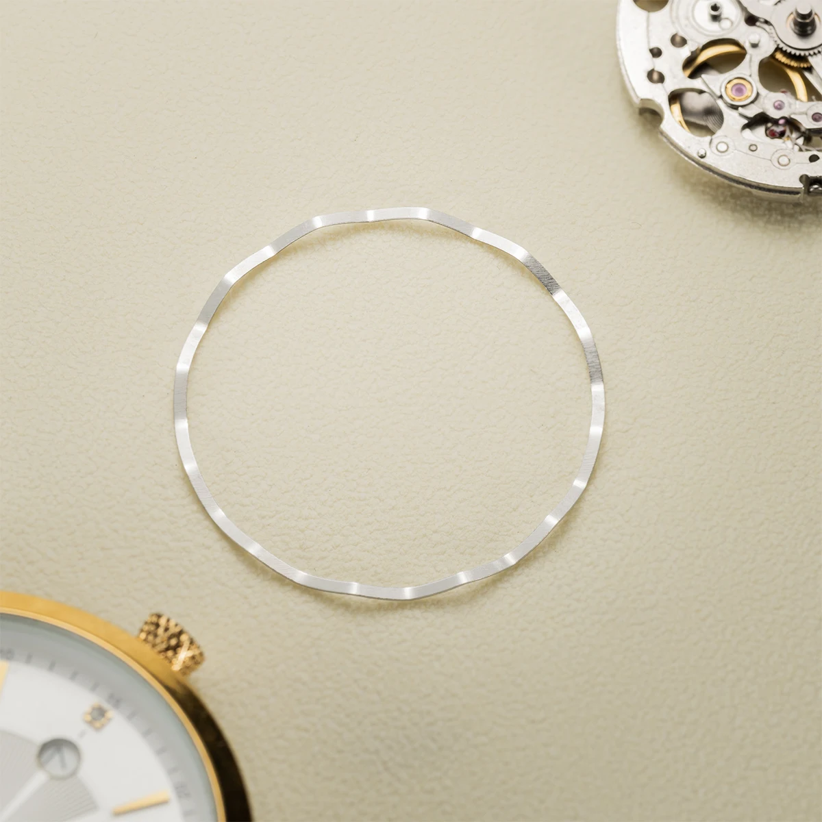 Anillo espaciador especial para movimiento NH35 NH36, cubierta interior de Metal de 29,5mm, anillo fijo para movimiento mecánico NH35A, 1-10 Uds.