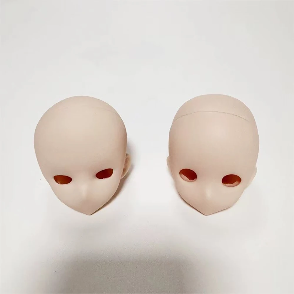 New 1/4 1/6 1/3 Doll Head Vinyl Material Cute Anime Doll Girl/Men DIY Doll accessories For Gifts