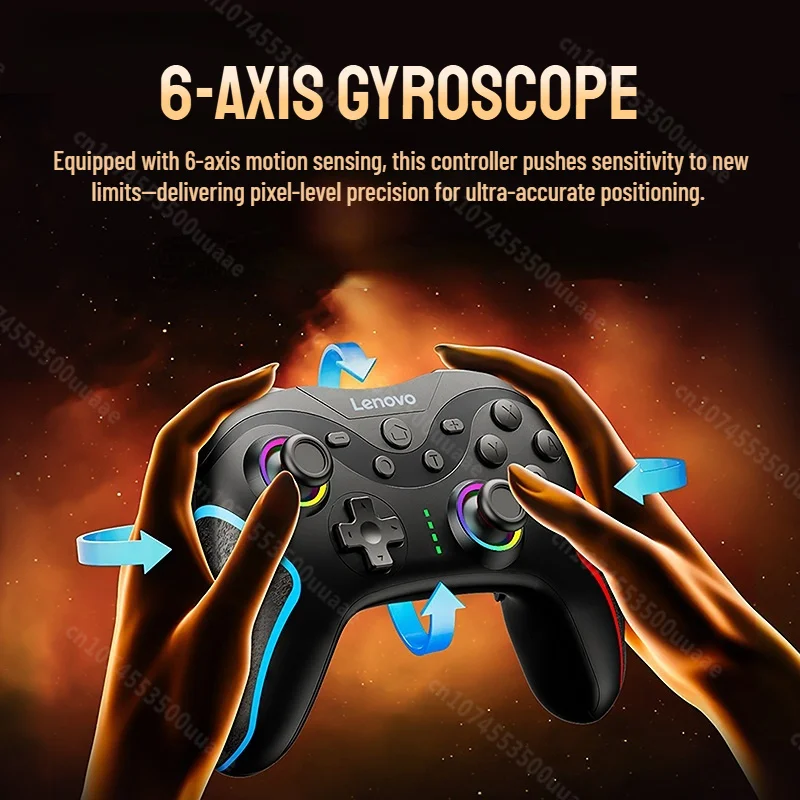 لينوفو S01 لوحة ألعاب لاسلكية للتبديل/التبديل 2/سويتش OLED الكمبيوتر اللوحي تلفزيون آيفون أندرويد الهواتف المحمولة بلوتوث أذرع التحكم في ألعاب الفيديو #5