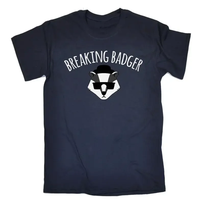 Breaking Badger T Shirt Chemistry Parody Tv Science Cute Funny Birthday Gift