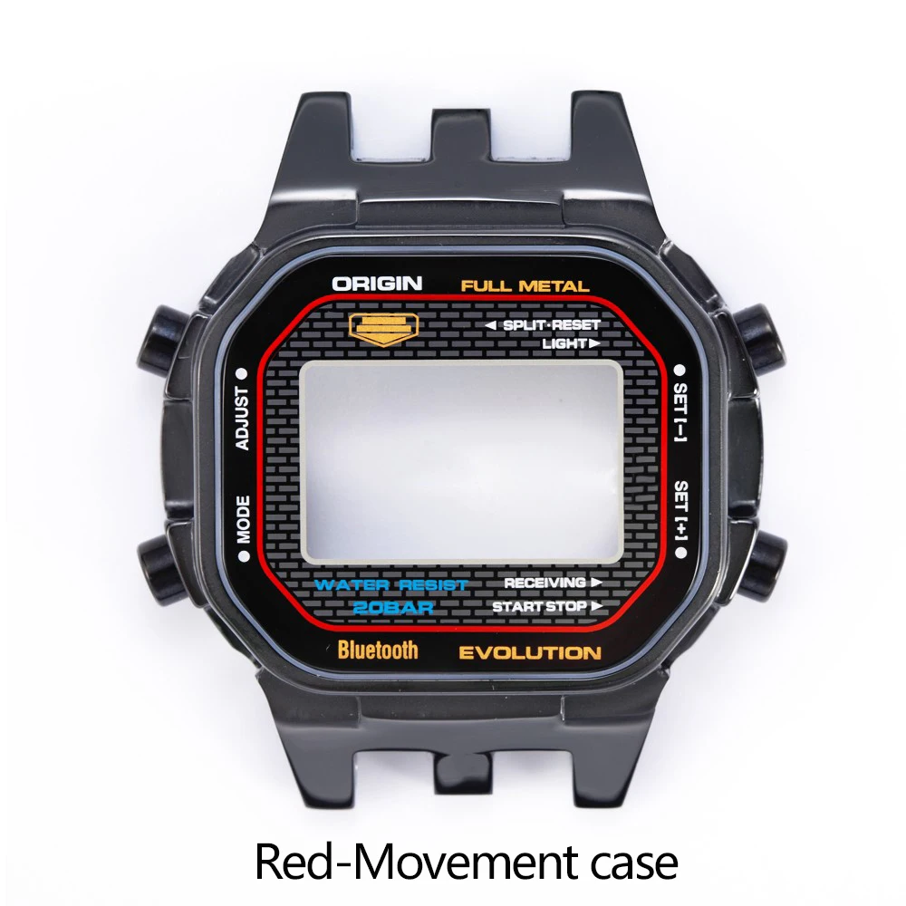 All-Metal Evolution Movement Shell For Casio 3229 DW5600 DW5000 DW-5600 GW-B5600 Upgrade  Modified for GMW-B5000 Set  Strap Case
