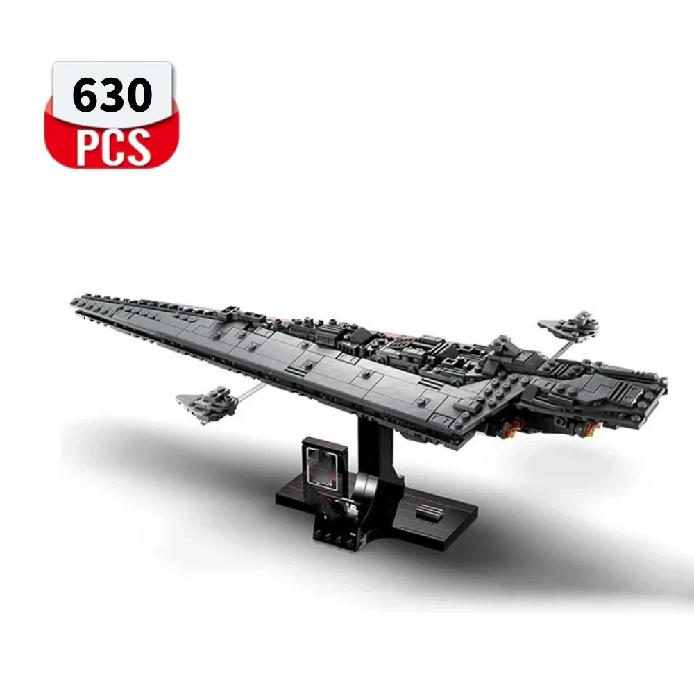 

2025 New 630PCS Executor Building Blocks Super Spaceship Model Assembling Bricks Toys Birthday Children Adult Gifts
