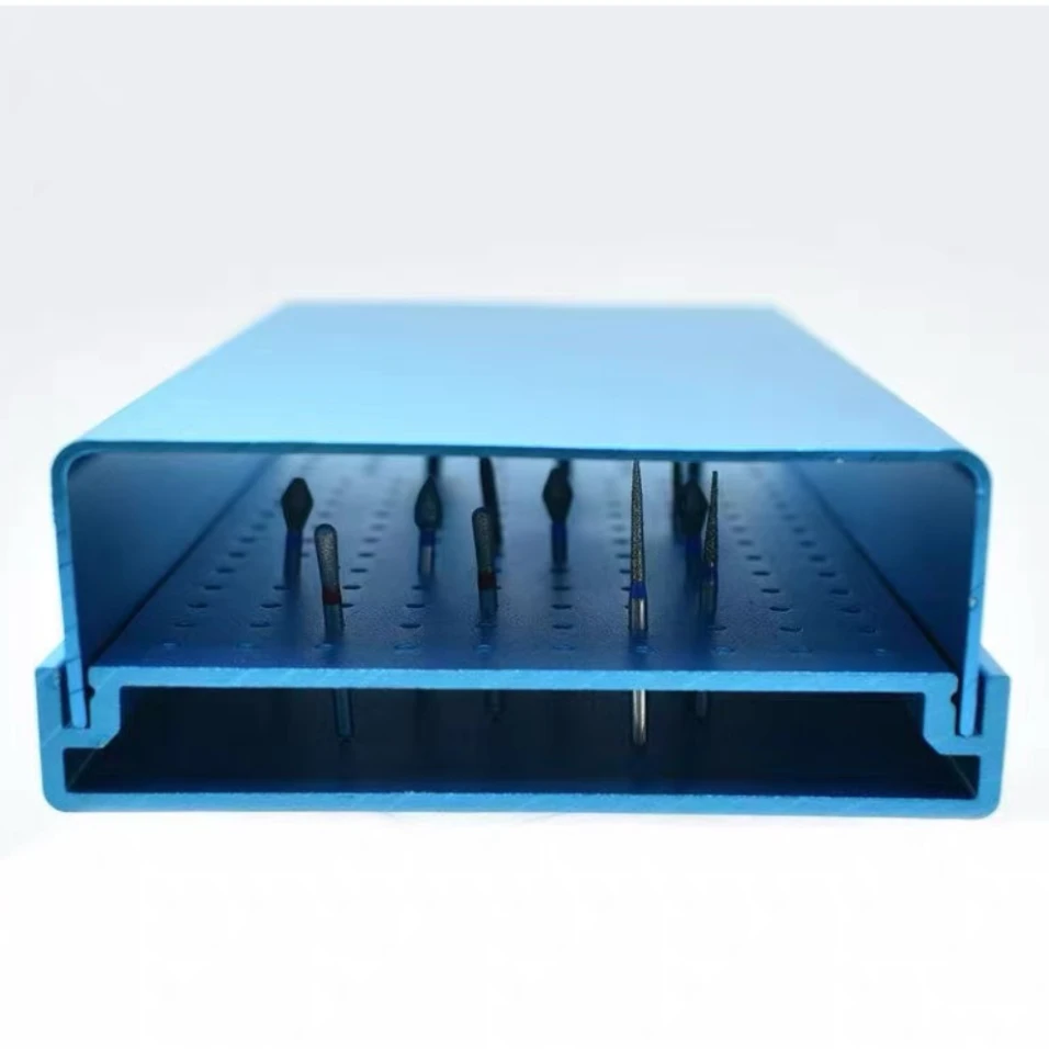 Dental 152 Holes Autoclave Endo Box Temperature Sterilizable For High/Low Speed Dental Burs Dentist Instrument