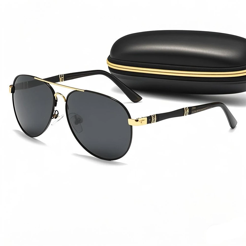 

Pilot Polarized Sunglasses For Men Women Classic Fashion Vintage Trend Design Driving Fishing Metal Polaroid Sun Glasses Eyewear