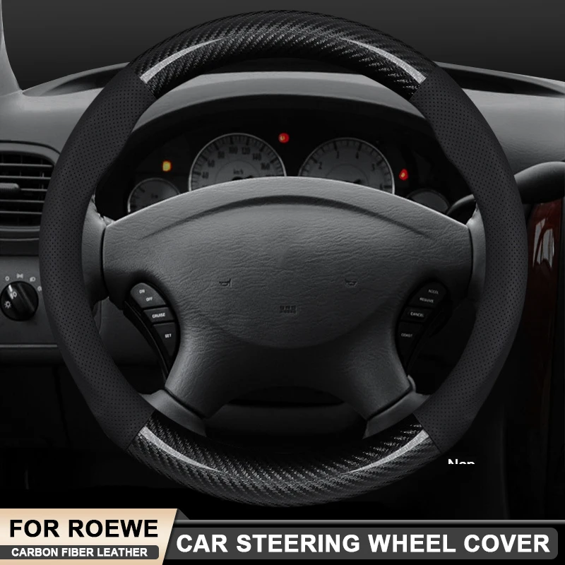 

Carbon Fiber Leather Car Steering Wheel Cover For Dodge RAM 1500 2500 SRT Challenger Dart Durango Caliber Viper Coolway Journey