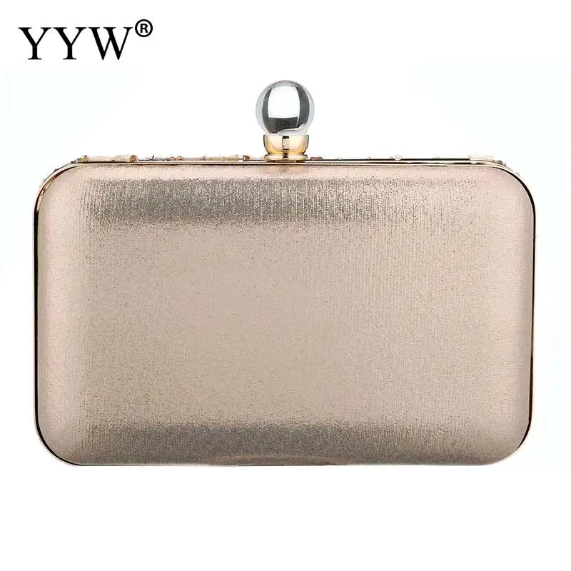 Fashion Envelope Crystal Clutch Handbag Multi Color Stone Beads PU Leather Hard Women Party Messenger Purse Crossbody Chain Bag