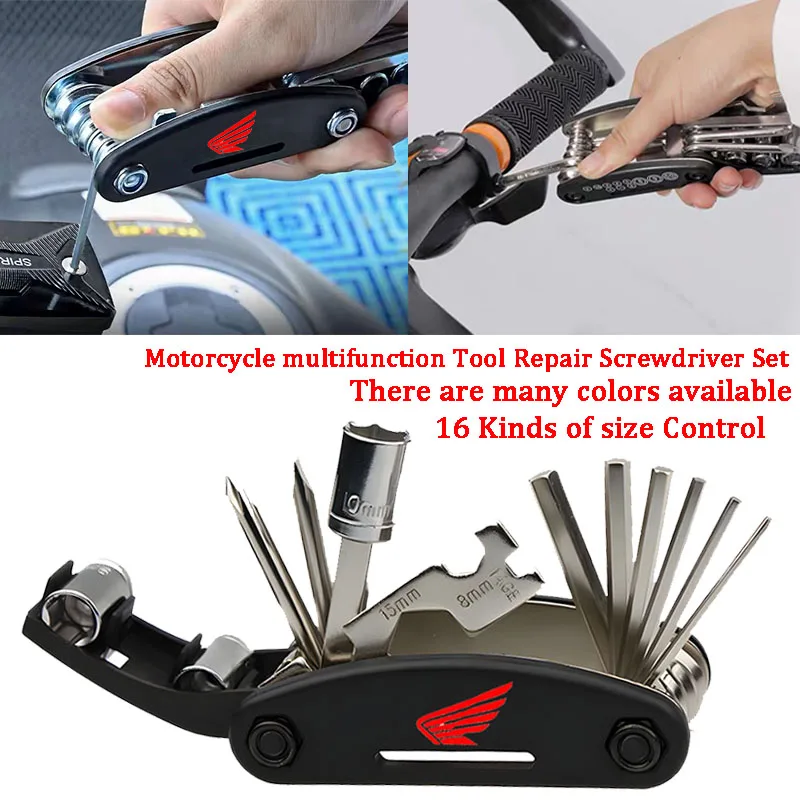 

For HONDA ADV150 ADV350 PCX150 PCX125 CR250R TRANSALP 600 650 700 Forza 125 250 300 350 Motorcycle Tool Repair Screwdriver Set