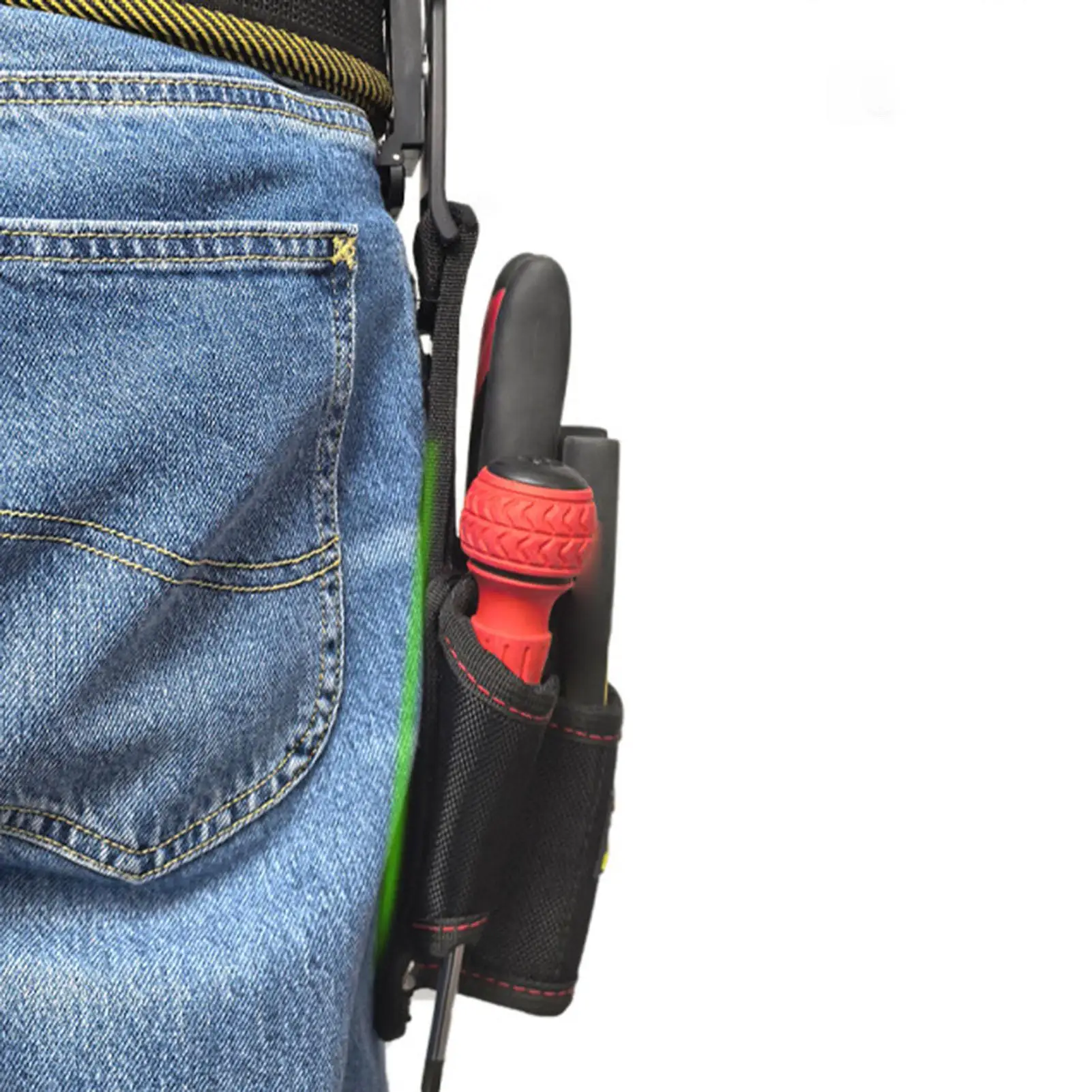 Work Tool Belt Sturdy Tool Pouch Electrician Belt Portable Multifunctional Waterproof Compact Organizer For Repair Maintenance