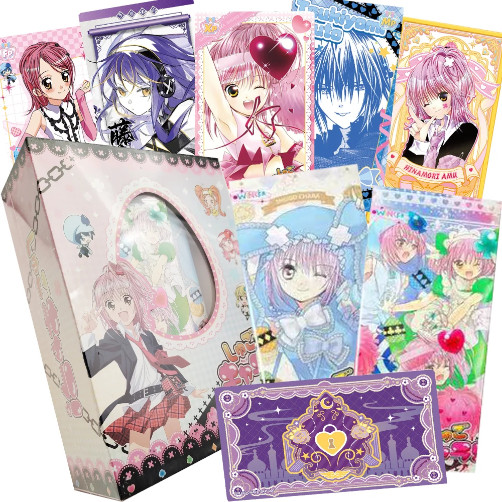 

Girl Anime Shugo Chara Rare Collection Cards Classic Character Dreamy Shining Creative Limited Edition Flowing Sand Cards Gifts