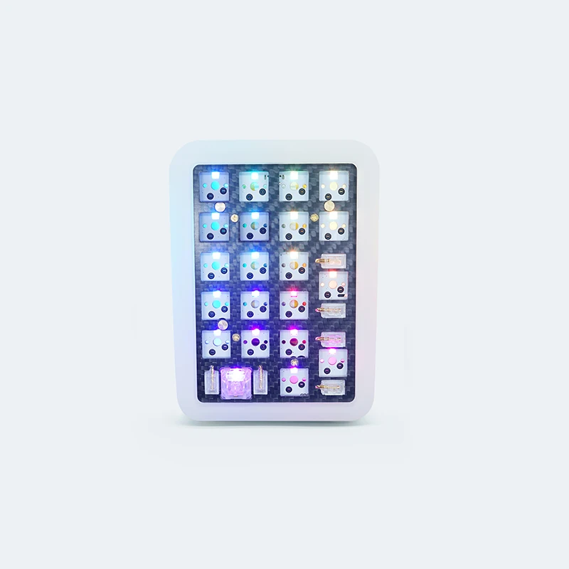 Wired & Bluetooth-Compatiable Mechanical Numpad Keyboard Kit Hot Swap Socket RGB Backlit With 3/5 Pins PC Materials Case