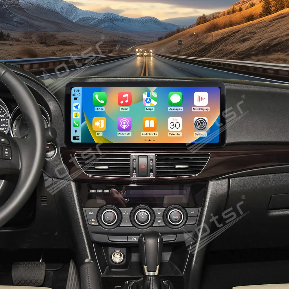 12.3'' Touch Screen Qualcomm 8 cores Android 13 Car Radio For Mazda Atenza 2014-2017 Video Player Stereo GPS Navigation Carplay view 2
