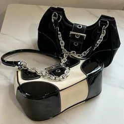 Women's New Bag Korean Version Sweet Cool Bag Women Fashion Metal Chain Hottie Everything Exquisite Shoulder Bag Women Hand Bag