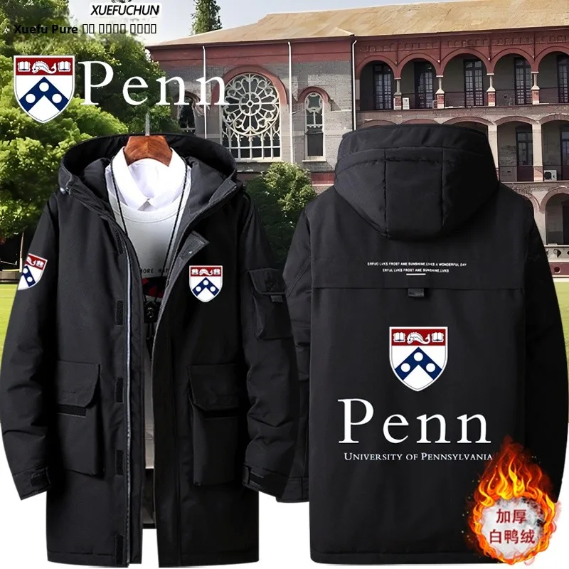 

Новая демисезонная куртка-пуховик UPenn Pennsylvania University для мужчин и женщин, утепленная полиэстеровым волокном, модель Memorial