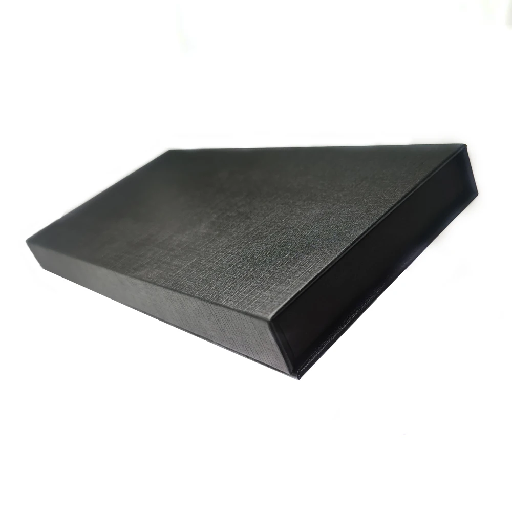 1 pcs Imitation Leather Paper Surface Metal Credit Card Box No Any Logo Blank Business VIP Card Packed Box