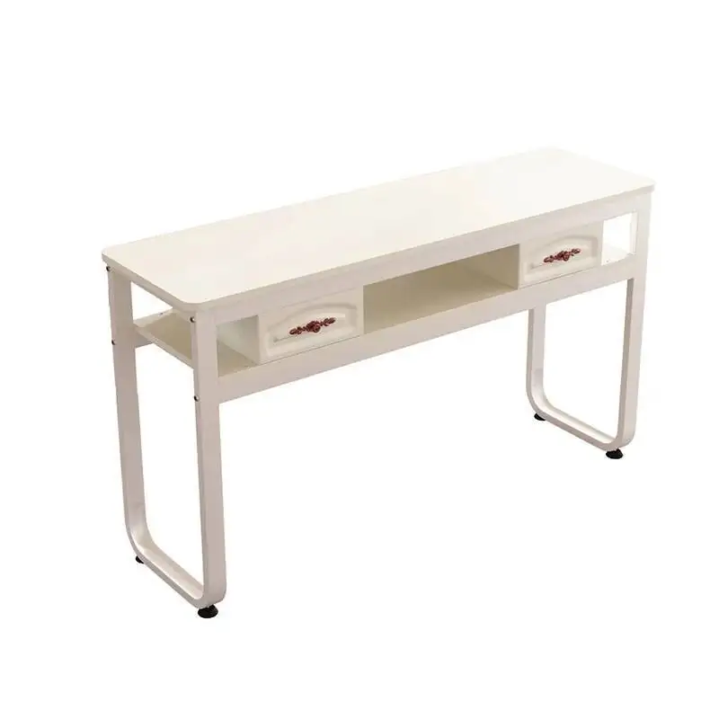 

Square White Nail Tables Plastic Modern Simple Manicure Tables Makeup Professionals Manicure Tafel Nails Salon Furniture CM50ZJ