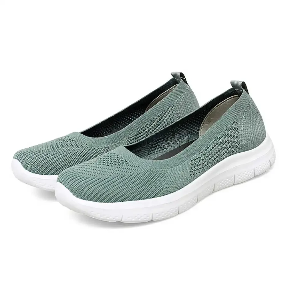 Non-slip Large Dimensions Green Women's Boots Flats Girls Child Shoes Sneakers For Children Sports Due To Top Comfort