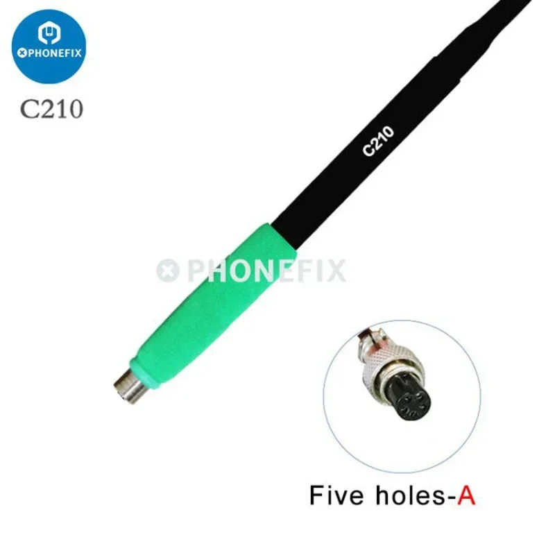 Universal 5/6 Pin Soldering Station Handle C210 C245 for i2C Sugon Aifen Aixun Soldering Replacement T245/210/115 Solder Handle