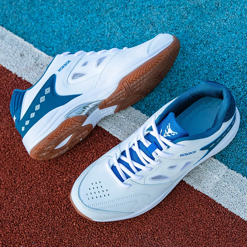 

Professional Volleyball Shoes, Men's New Mesh Breathable Fitness Badminton Shoes, Lightweight and Comfortable Tennis Shoes