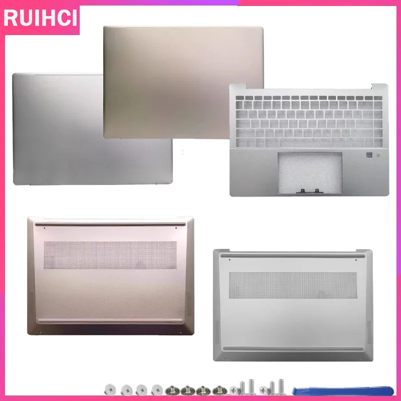 

New For Pavilion 14Pro 14-EH TPN-W154 Laptop LCD Back Cover Front Bezel Palmrest Upper Rear Lid Bottom Base Case Silver Grey