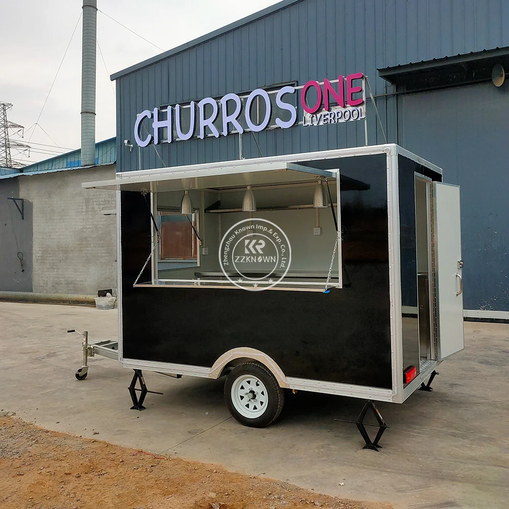 Concession Ice Cream Taco Coffee Truck Catering Fast Food Trailer Custom Logo Pizza and Snack Food Truck With Kitchen Equipment