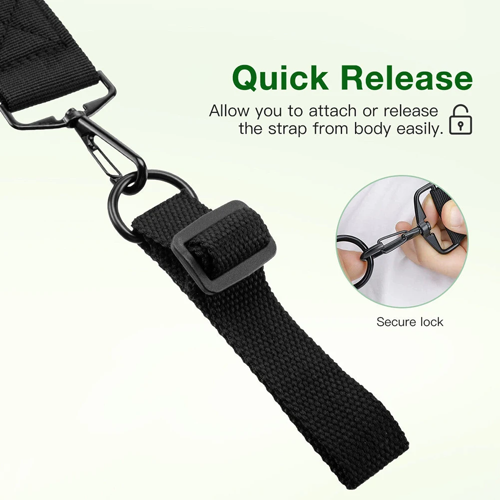 1PCS Nylon Shoulder Strap Adjustable Black Shoulder Strap For String Trimmer Leaf Blower Multi-head System Garden Power Tool