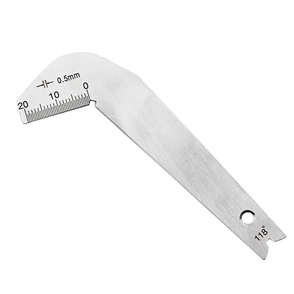 

Tool Angle Gauge Angle Inspection Gauge Sharpening Useful 1pc Convenient Drill Bit Stainless Steel Wear Resistant