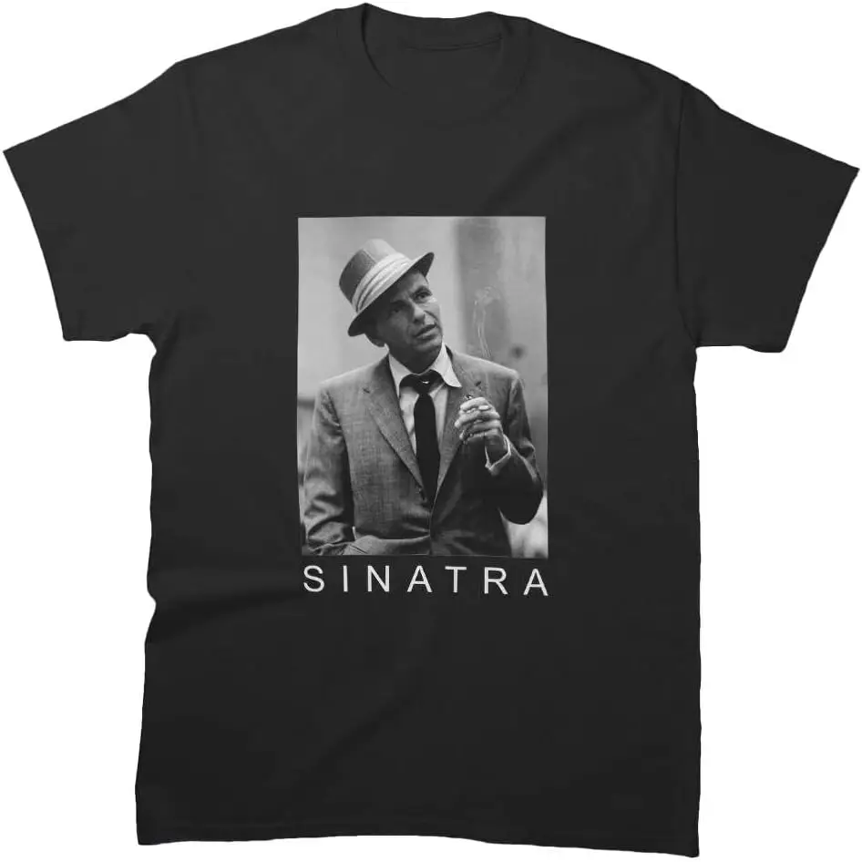 Unisex Shirts Frank Sleeve Sinatra Tee 34 Birthday Vintage Cotton Men's Friends T-Shirt Gift for Men Women Multicolor