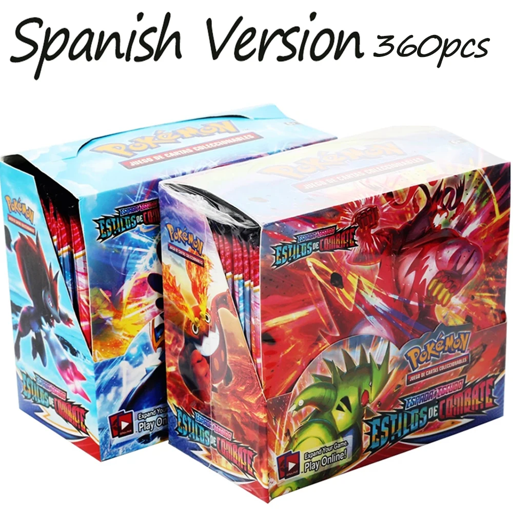 Spanish/French/Spanish Pokémon TCG: Silver Tempest Booster OBSIDIAM FLAMES  PARADOX RIFT Display Pokemon Cards Kids Toys