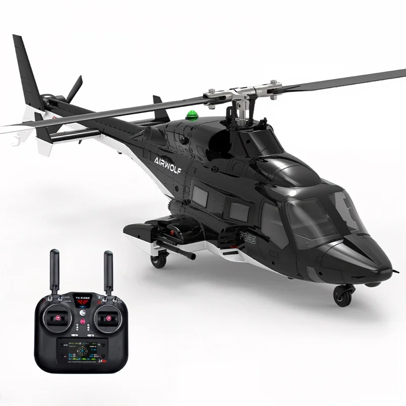 YuxiangF02SFlying Wolf GPS Positioning Armed Remote Control Helicopter Automatic Return Home Function RC Aircraft Model