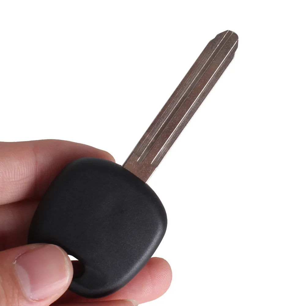 KEYYOU New Uncut Replace Remote Transponder Ignition Car Key for Toyota Tacoma Toy43 Blade No Chip