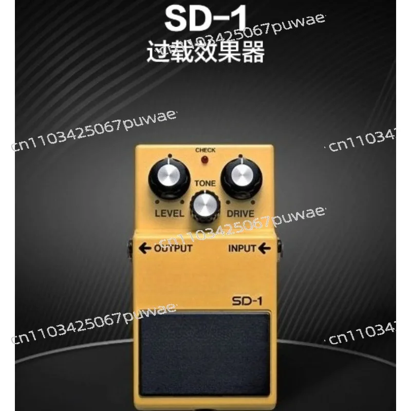SD-1 Single Effect Pedal | Distortion Overdrive Effect Pedal for Electric Guitar Professional Stage Performance