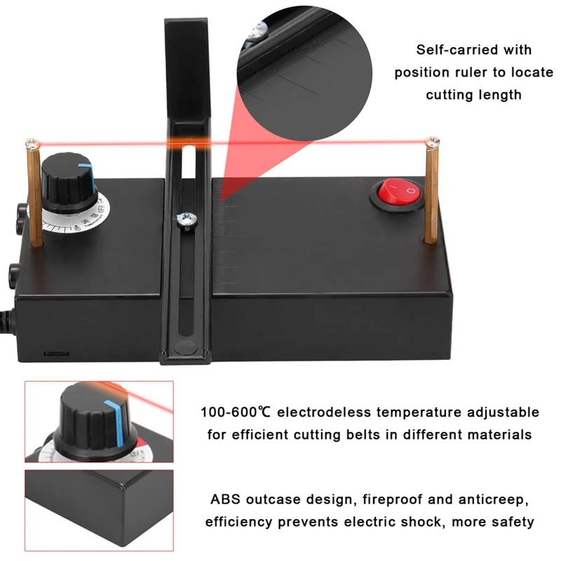 Small Hot Cutting Machine Manual Electric Heating Wire Cutting Machine Ribbon Cutter Thermal Cutter