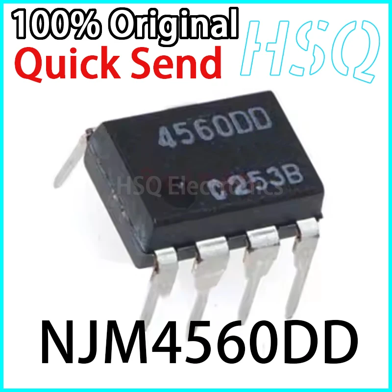 

1PCS New Original NJM4560DD NJM4560D Dual Operational Amplifier IC 4560DD DIP8 Direct Insertion