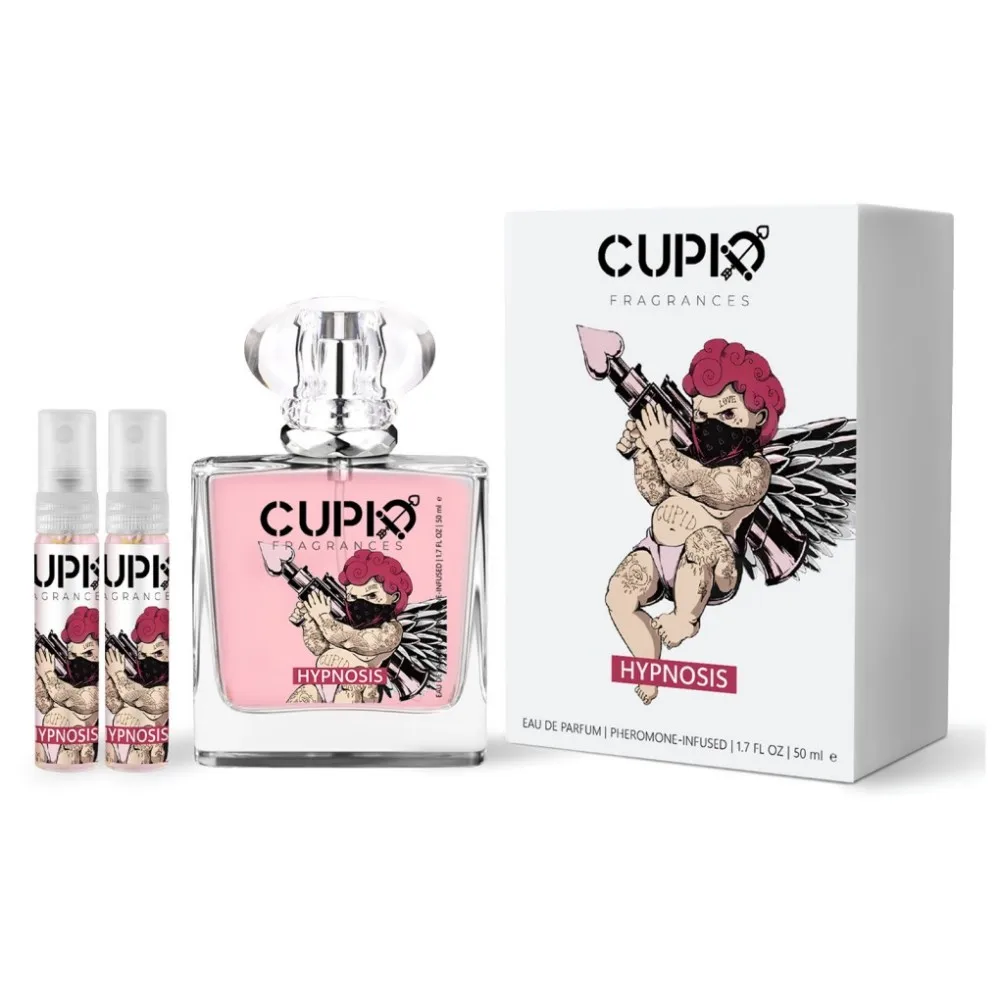 Cupids 50ML Różowa szklana butelka Kupidyn dla niej Kwiatowy i owocowy zapach Kolonia Luksusowe perfumy zapachowe dla kobiet