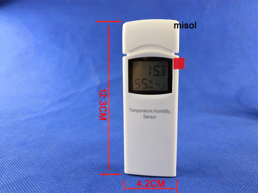 MISOL / 1 UNIT of 868Mhz Sensor (spare part) for Wireless Weather Station, temperature, humidity, HP3001-TR