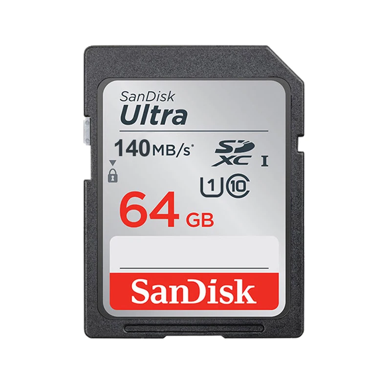 SanDisk Ultra/Extreme/Extreme PRO SD Card 32GB SDHC 64GB 128GB 256GB Carte SD SDXC Class10 C10 U3 V30 4K UHD For Camera SD Card