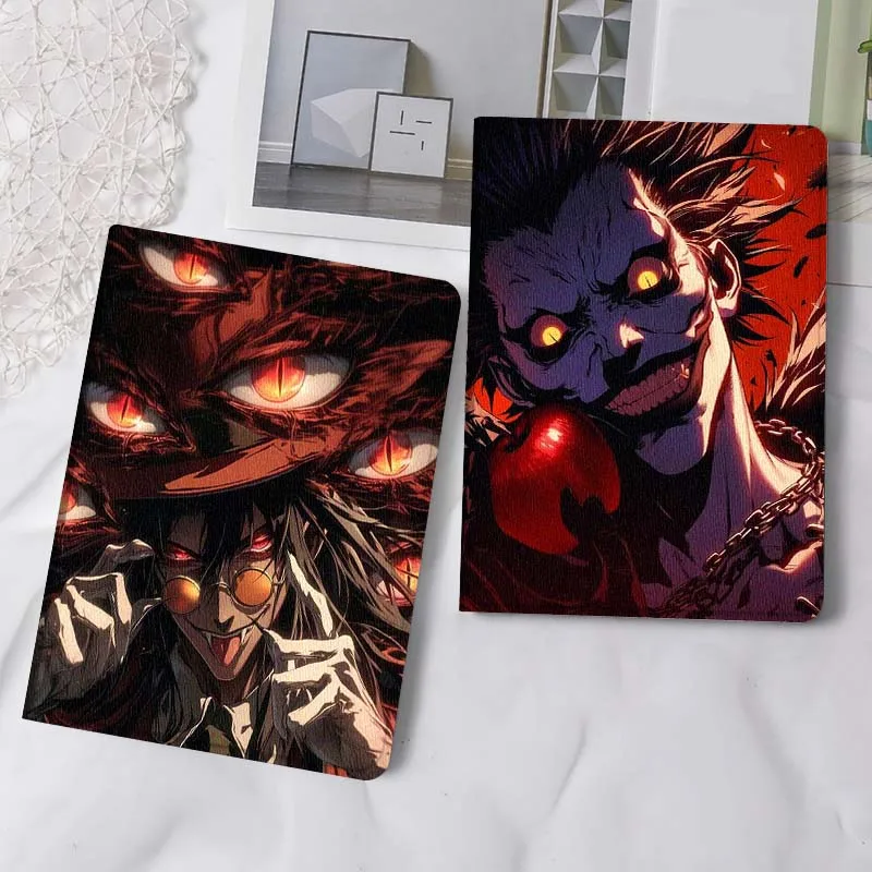 

Death Note Anime Popular Gift For iPad Pro Air Mini 2 3 4 5 6 7 6th 7th 10th 11th 10.2 9.7 10.5 11 Foldable Tablet Case