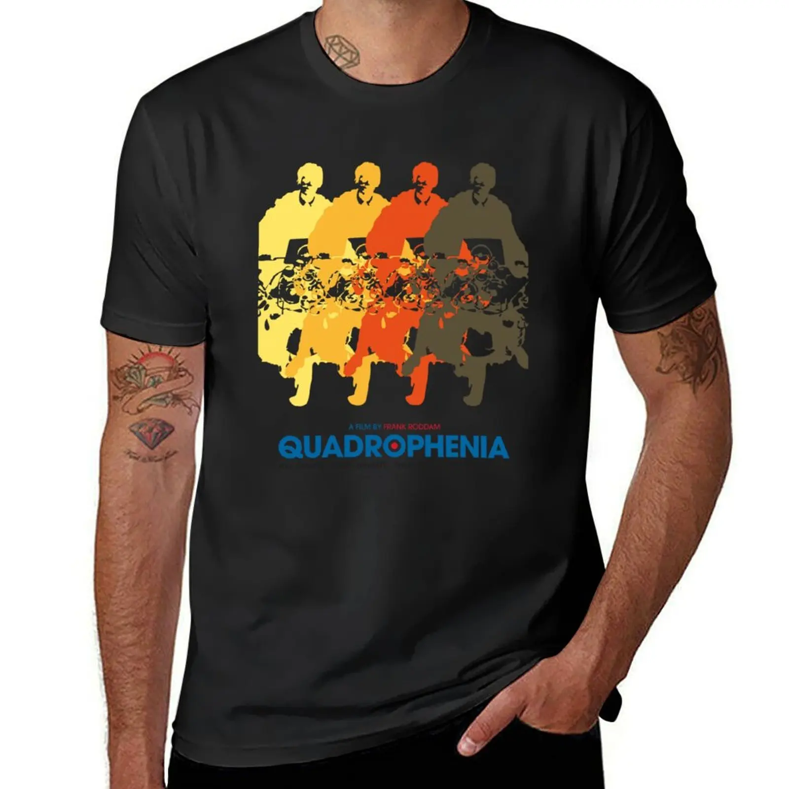

Quadrophenia T-Shirt blacks anime clothes Men's cotton t-shirt