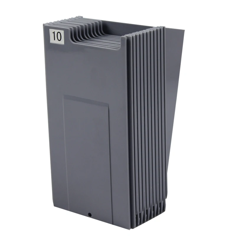 5/10/20/25 Slots Time Card Holder Plastic Wall Mounted Attendance Recorder Punch Rack for Time Cards Machine