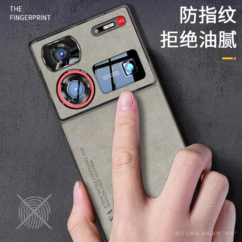 Case Voor Nubia Z70 Ultra Z60 Ultra Z50 Matte Lederen Achterkant Voor ZTE Nubia Z70 Z60 Ultra Siliconen Camera beschermen Shell Bumper