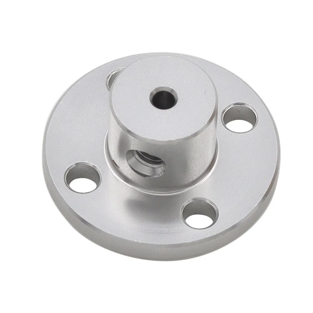 3mm To 12mm Bore Flange Coupling Multi-Size Fit Bracket Mount Shaft Flange Connector Metal Construction Coupler Connector