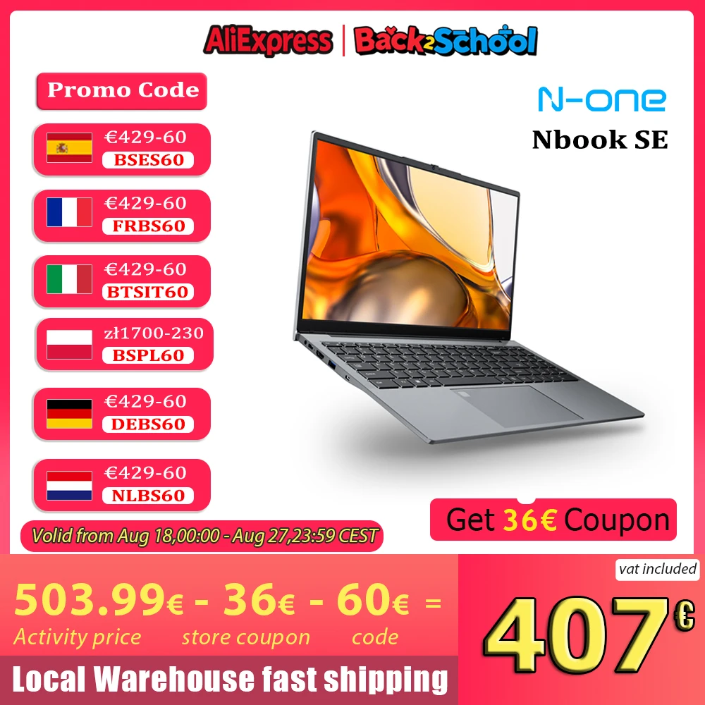 N-one Laptop nbook se und ryzen7 5825u ddr4 (16 16) gb 1tb ssd 15.6 ''Notebook Dual Band Windows 11pro Handheld-Gaming-Computer