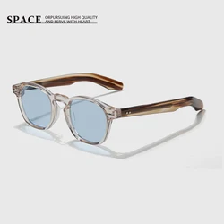 New luxury brand sunglasses ZYZEPH Round frame designer handmade acetate fiber men UV400 women's classic fashion sunglasses