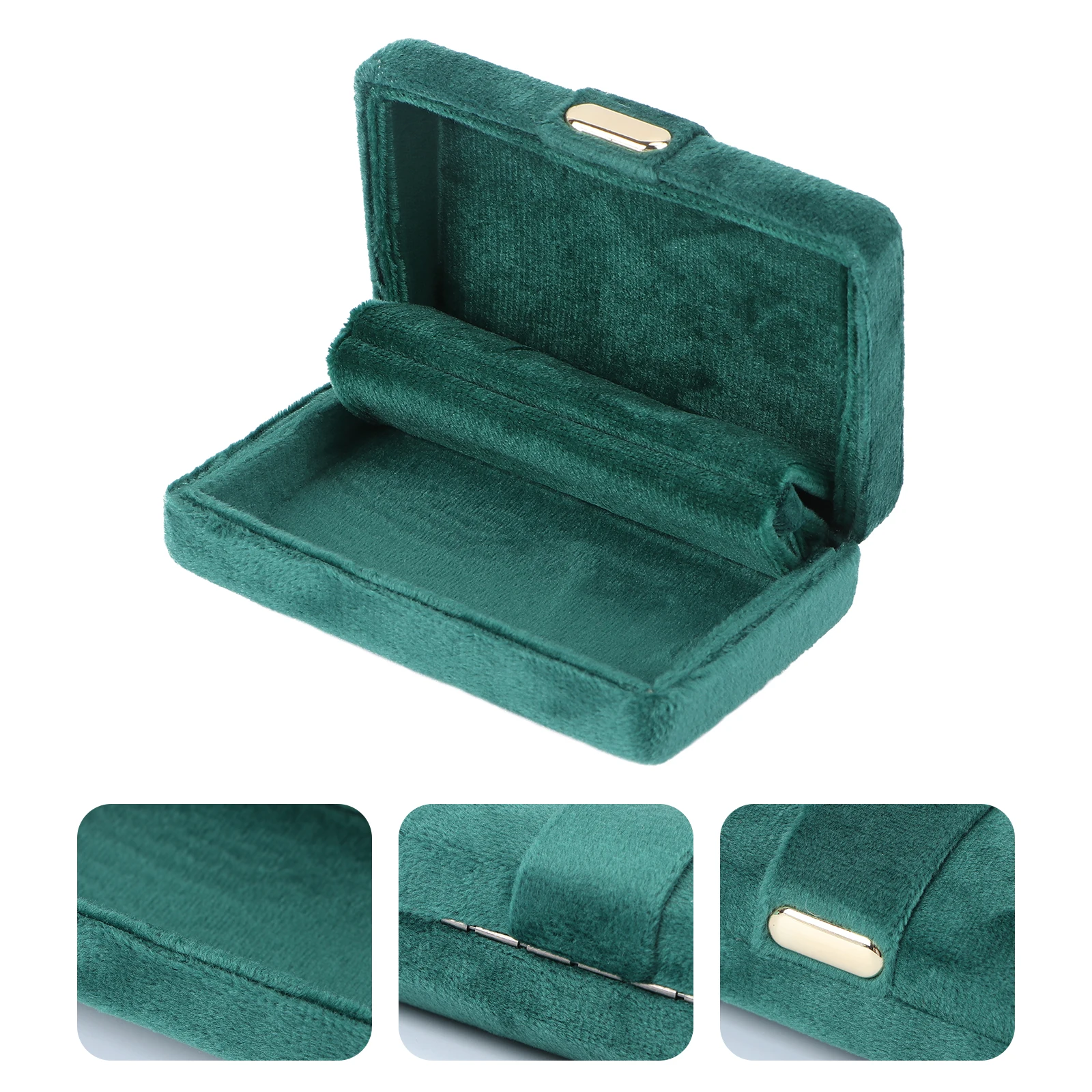 

Jewelry Box Storage Packaging Case Ring Holder for Women Proposal High-grade Diamond