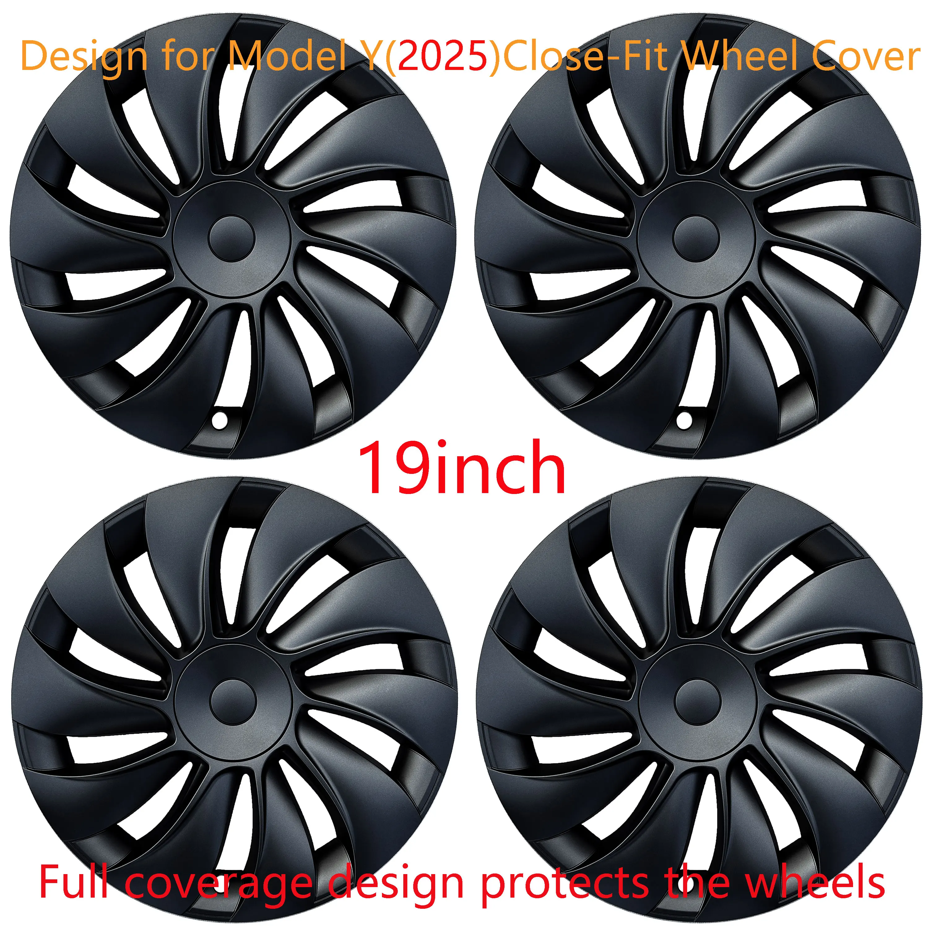 matte black4PCS