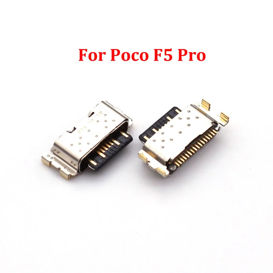 10pcs USB Connector Socket Type-C Charging Port Charger Plug Dock For XiaoMi Poco C40 C50 C51 C55 F4 F5 M4 M5 Mi X3 X4 X5 Pro GT